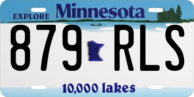 MN license plate 879RLS