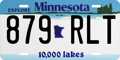 MN license plate 879RLT