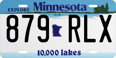 MN license plate 879RLX
