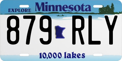 MN license plate 879RLY