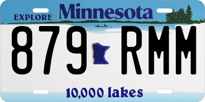 MN license plate 879RMM