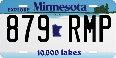 MN license plate 879RMP