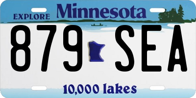 MN license plate 879SEA