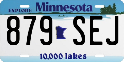 MN license plate 879SEJ