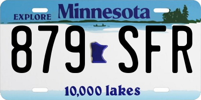 MN license plate 879SFR