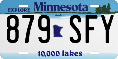 MN license plate 879SFY