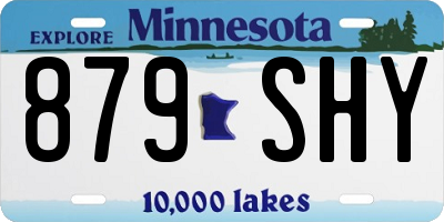 MN license plate 879SHY