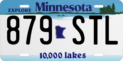 MN license plate 879STL