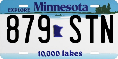 MN license plate 879STN