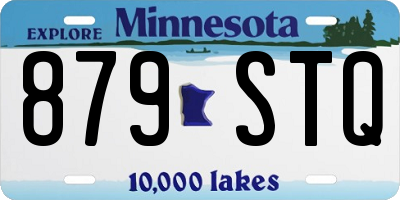 MN license plate 879STQ