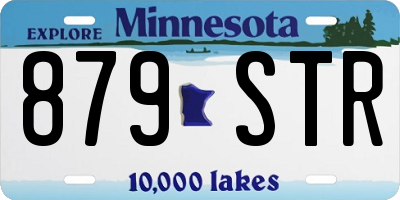 MN license plate 879STR