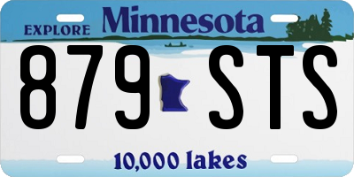 MN license plate 879STS