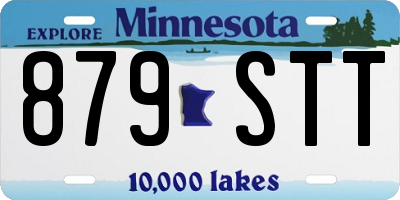 MN license plate 879STT