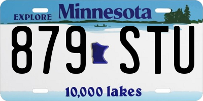 MN license plate 879STU