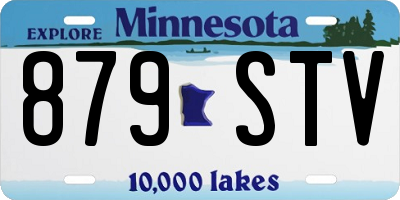 MN license plate 879STV