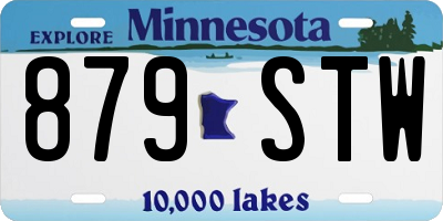 MN license plate 879STW