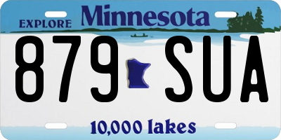 MN license plate 879SUA