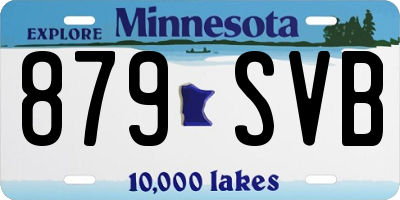 MN license plate 879SVB
