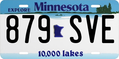 MN license plate 879SVE