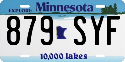 MN license plate 879SYF