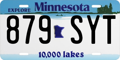 MN license plate 879SYT