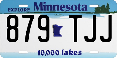 MN license plate 879TJJ