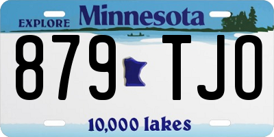 MN license plate 879TJO