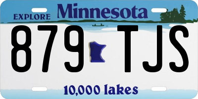 MN license plate 879TJS