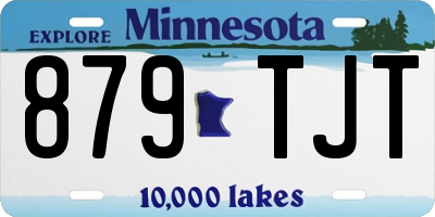 MN license plate 879TJT