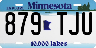 MN license plate 879TJU