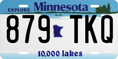 MN license plate 879TKQ