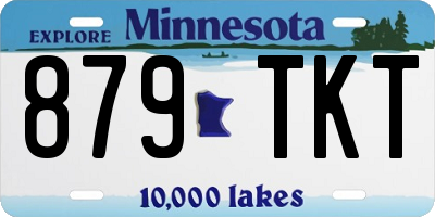 MN license plate 879TKT