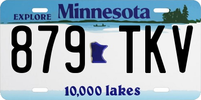MN license plate 879TKV