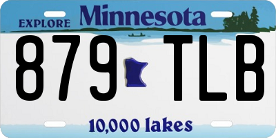 MN license plate 879TLB
