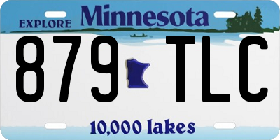 MN license plate 879TLC