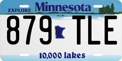 MN license plate 879TLE