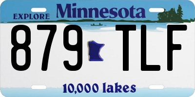 MN license plate 879TLF