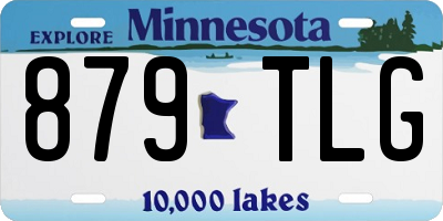 MN license plate 879TLG