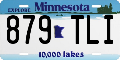 MN license plate 879TLI