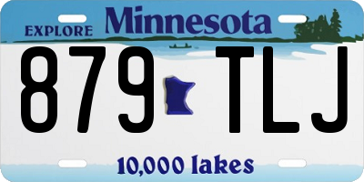 MN license plate 879TLJ