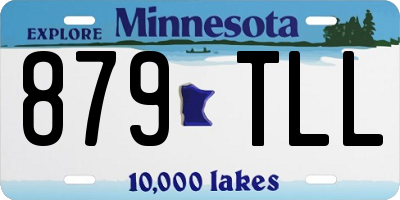 MN license plate 879TLL