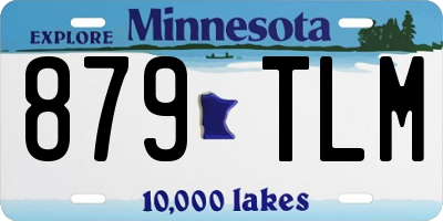 MN license plate 879TLM