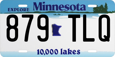 MN license plate 879TLQ