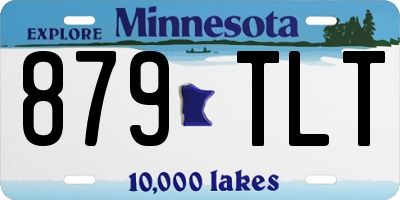 MN license plate 879TLT