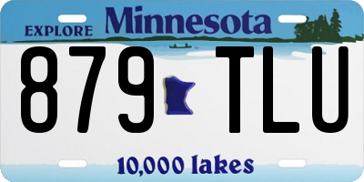 MN license plate 879TLU