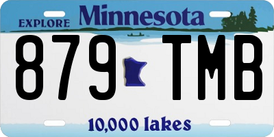 MN license plate 879TMB
