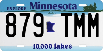 MN license plate 879TMM
