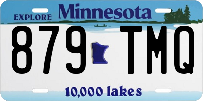 MN license plate 879TMQ