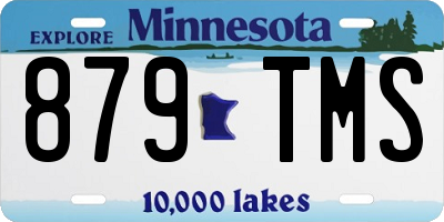 MN license plate 879TMS