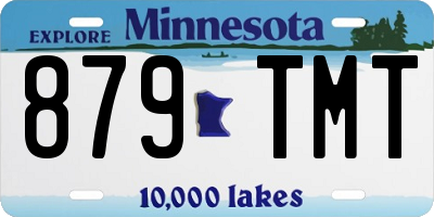 MN license plate 879TMT